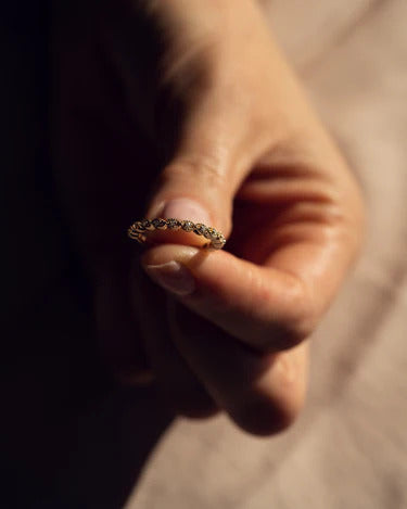 Art Deco Engagement Wedding Band 14K Rose Gold Anniversary Gifts