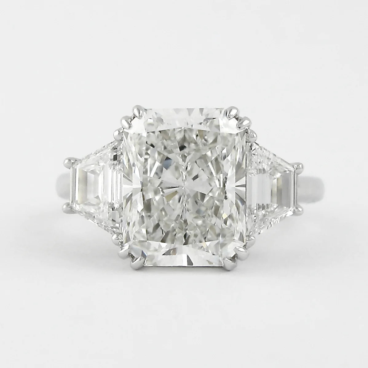 8.47 CT Radiant Cut Moissanite Engagement Ring