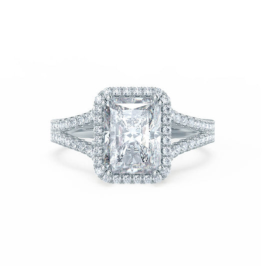 2.50 CT Radiant Cut Moissanite Engagement Ring