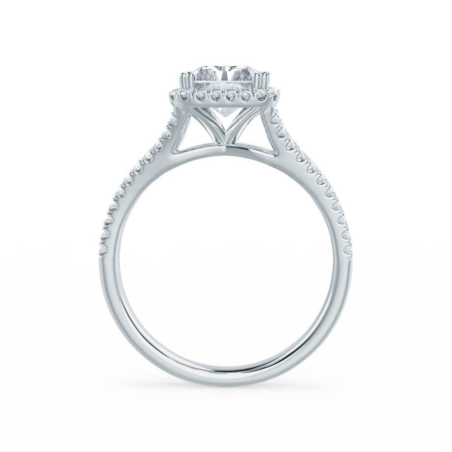 2.50 CT Radiant Cut Moissanite Engagement Ring