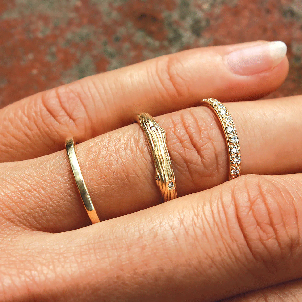 0.20 TCW Round Brilliant Cut Half Eternity Wedding Band