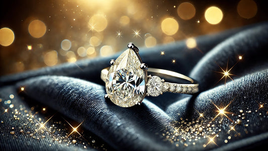 How Do You Wear a Pear-Shaped Engagement Ring?
