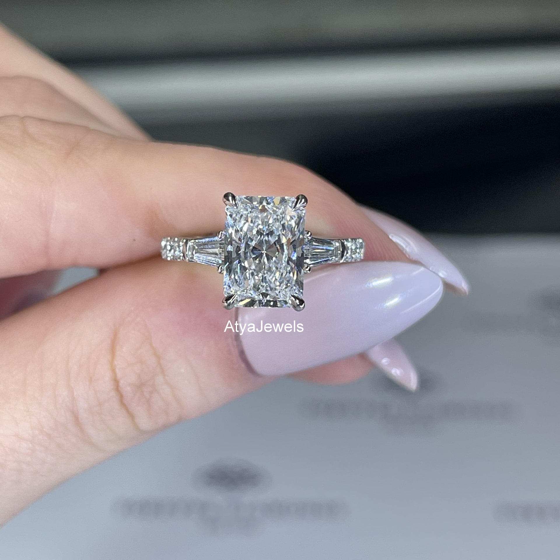 Radiant Cut Diamond 10k Diamond Ring Price Carat Radiant Cut