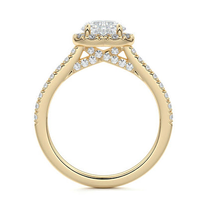 2.00 CT Heart Cut Engagement Ring Lab Grown Diamond Wedding Ring For Her