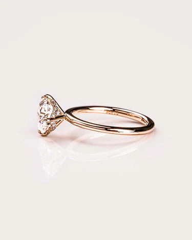 2.00 CT Round Cut Moissanite Valentine Ring