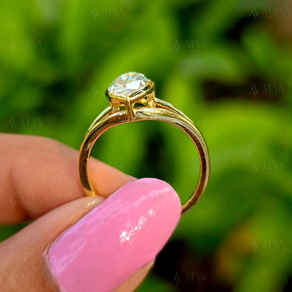 2.00 CT Marquise Cut Split Shank Moissanite Engagement Ring Wedding Gift Ring Anniversary Ring For Her