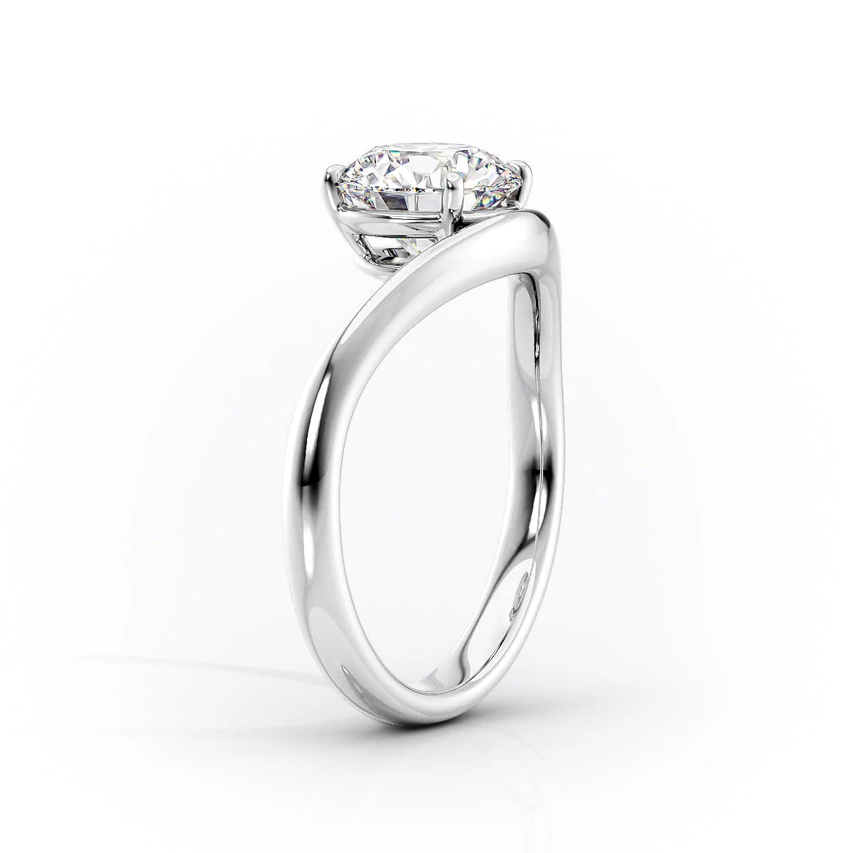 1.50 CT Marquise Cut Moissanite Engagement Ring