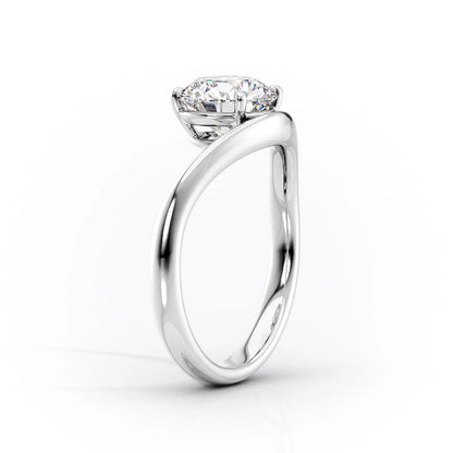 1.50 CT Marquise Cut Moissanite Engagement Ring