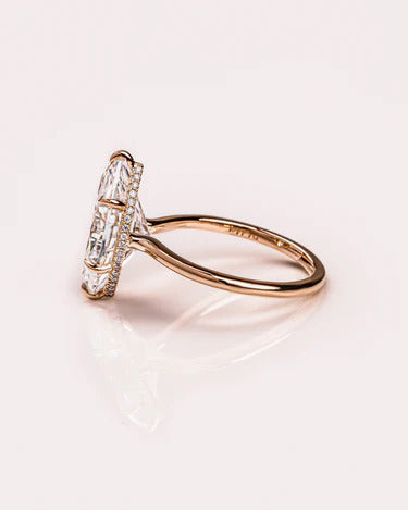 3.00 CT Marquise Cut Moissanite Wedding Ring