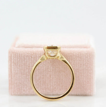 3.50  CT Radiant Cut Moissanite Valentine Ring