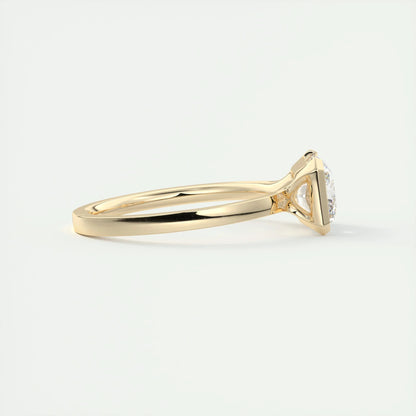 2.50 CT Radiant Cut Moissanite Engagement Ring