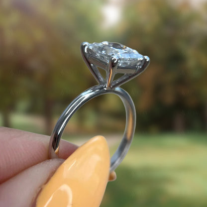 2.00 CT Princess Cut IGI Certified Lab Grown Diamond Solitaire Engagement Ring