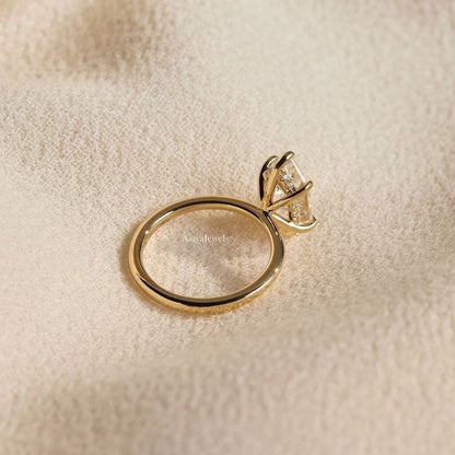 2.50 CT Hexagon Cut Moissanite Anniversary Ring