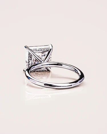 2.00 CT Princess Cut Moissanite Engagement Ring