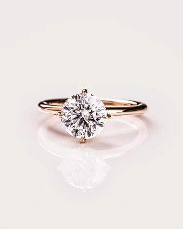 2.00 CT Round Cut Moissanite Valentine Ring