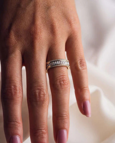 Vintage Wedding Band Lab Grown Diamond Engagement Band For Women