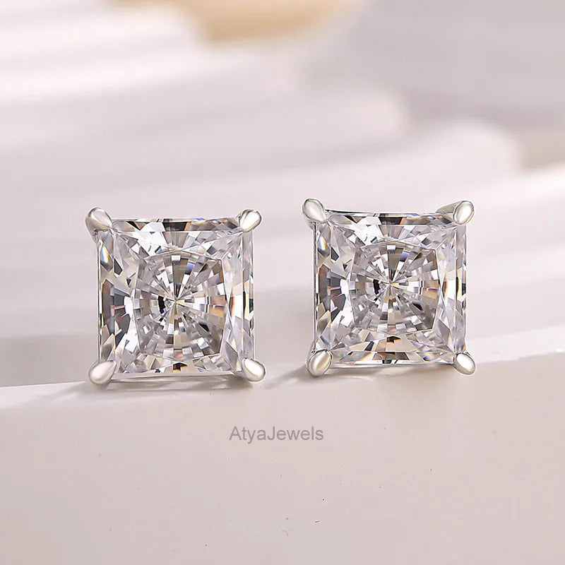 2.50 CT Princess Cut Vintage Style Moissanite Jewelry Valentine Gift For Her