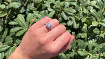 2.00 CT Cushion Cut Moissanite Wedding Ring