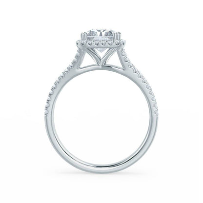 2.50 CT Radiant Cut Moissanite Engagement Ring