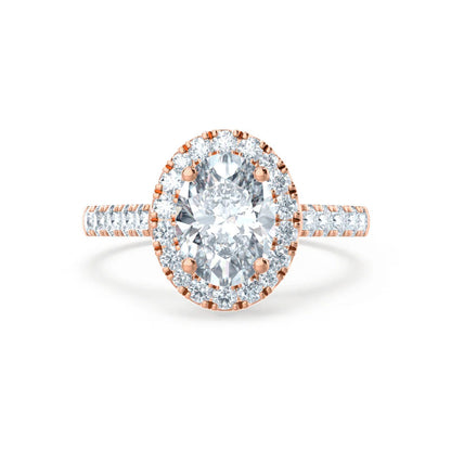 3.00 CT Oval Cut Moissanite Engagement Ring