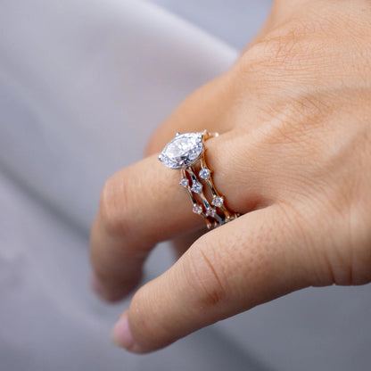 0.10 TCW Round Brilliant Cut Full Eternity Wedding Band