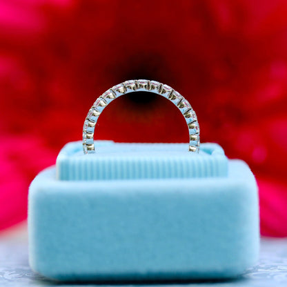 0.40 TCW Round Brilliant Cut 1.5mm Full Eternity Wedding Band