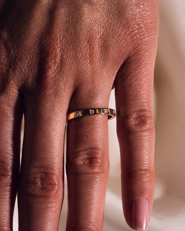 Lab grown Diamond Wedding Eternity Band Solid Gold Diamond Band For Girl