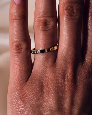 Lab grown Diamond Wedding Eternity Band Solid Gold Diamond Band For Girl