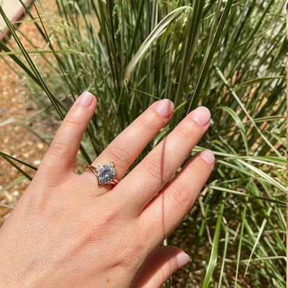 Solid Gold Curved Perfect Stacking Band for All Rings